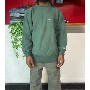Forest green 90s Champion reverse weave
